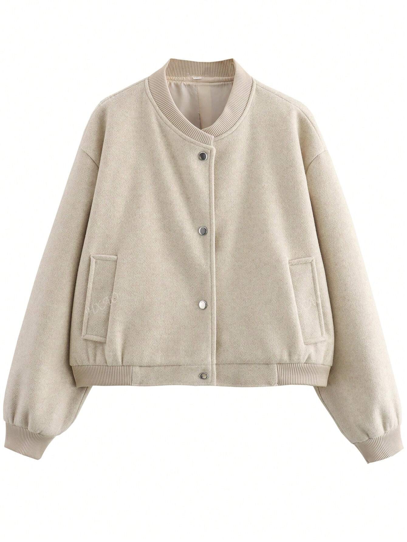 Willow Button-Up Bomber Jacket