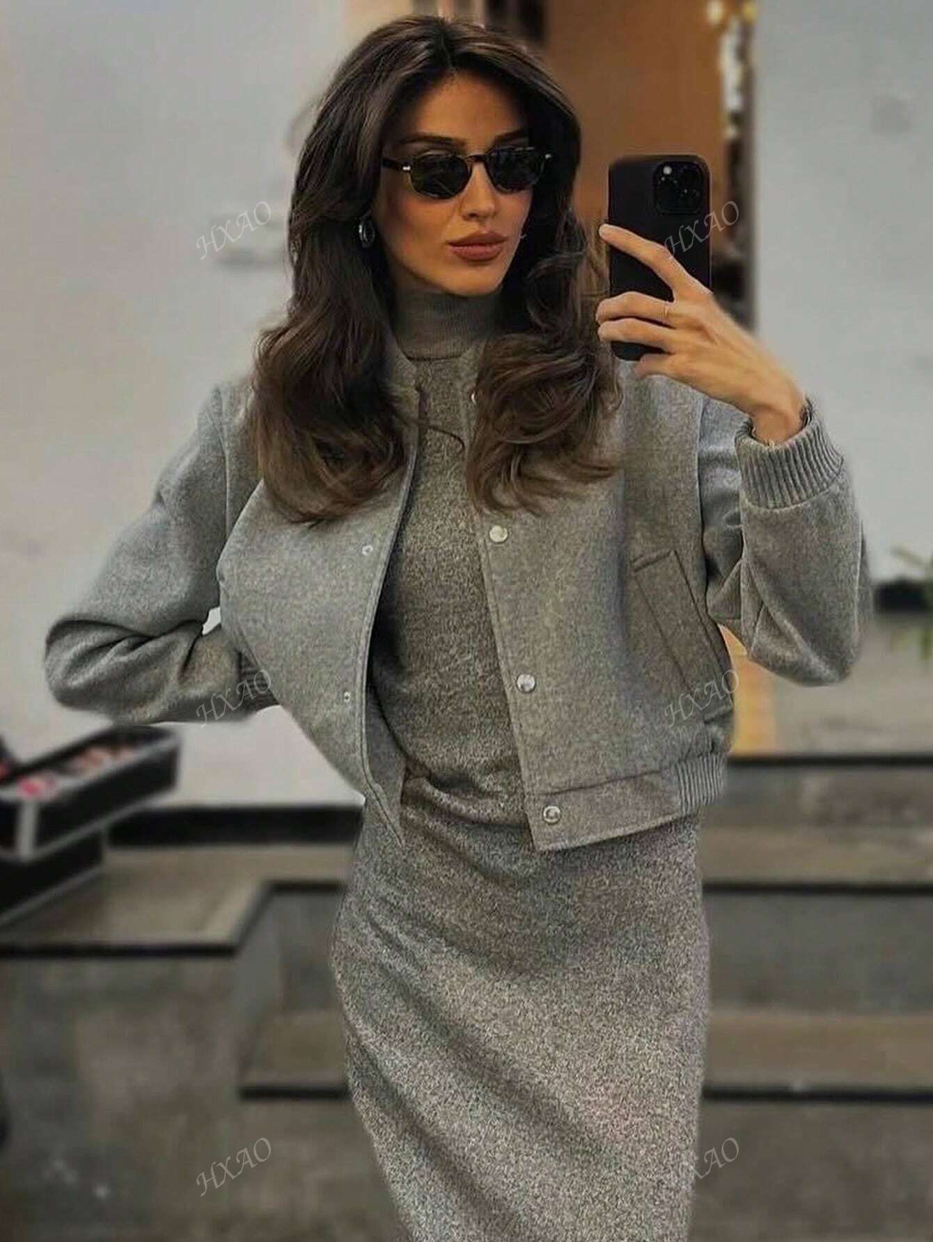 Willow Button-Up Bomber Jacket