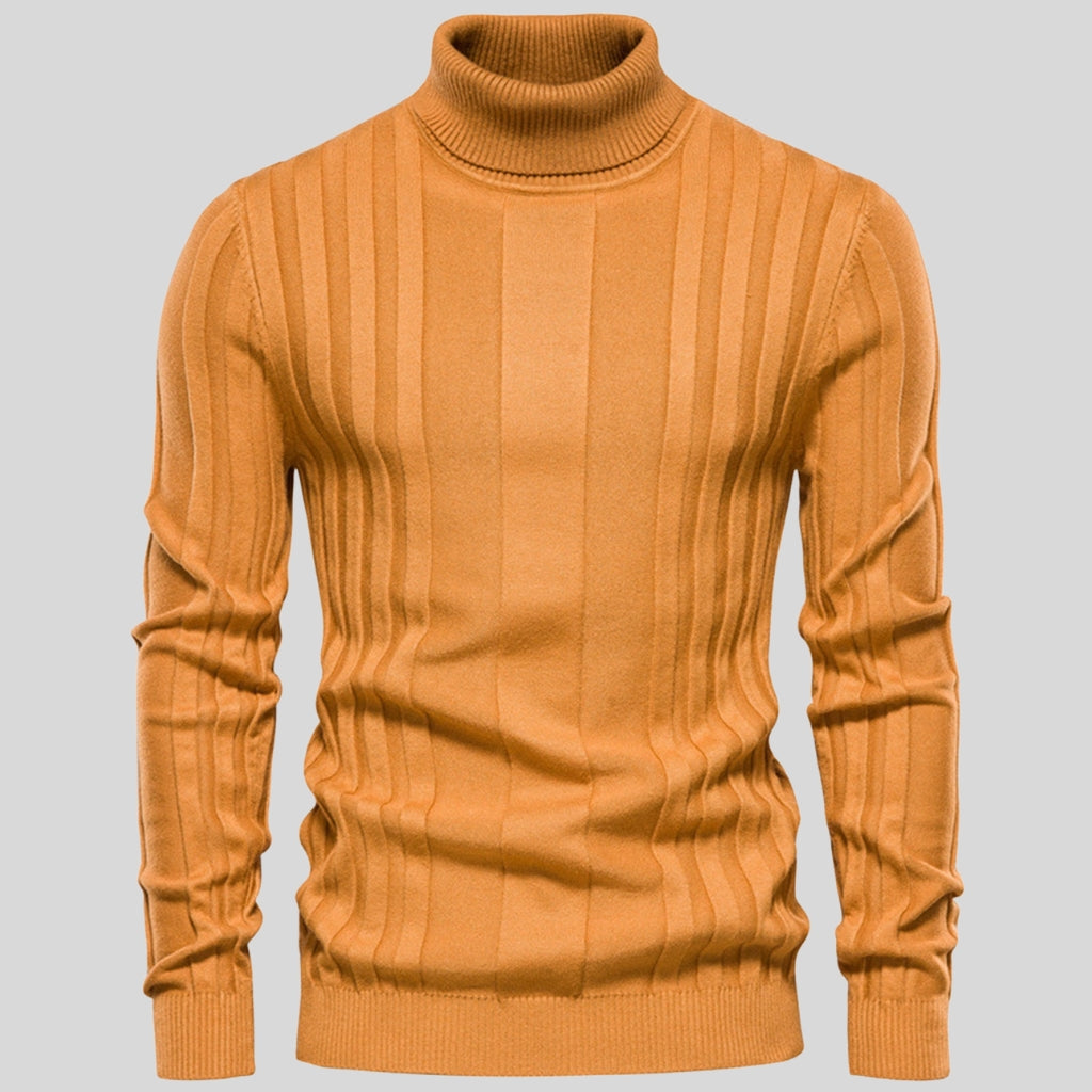 Corfu Ribbed Turtleneck Sweater