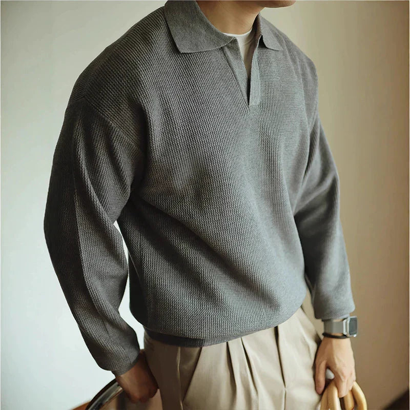 Ashcroft Knit Polo Sweater