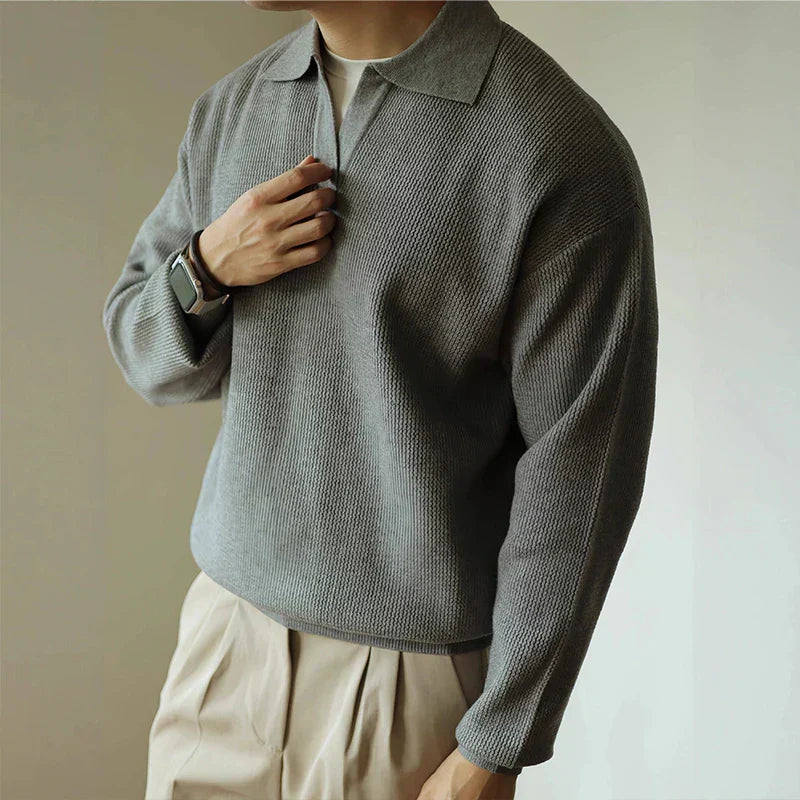 Ashcroft Knit Polo Sweater