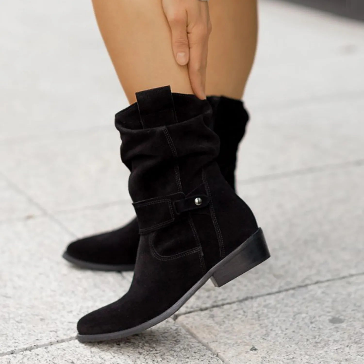 Limassol Suede Ankle Boots