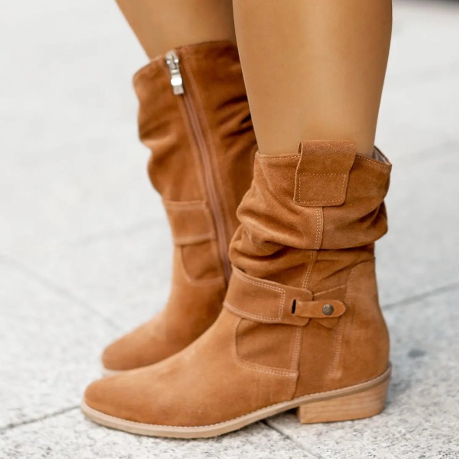 Limassol Suede Ankle Boots