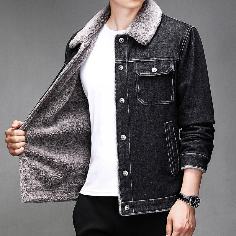 Cortland Sherpa Denim Jacket
