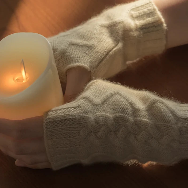 Toni Cashmere Fingerless Gloves