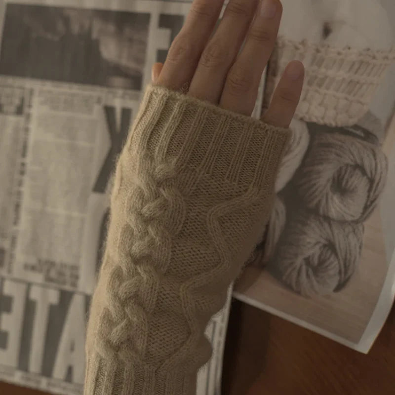 Toni Cashmere Fingerless Gloves