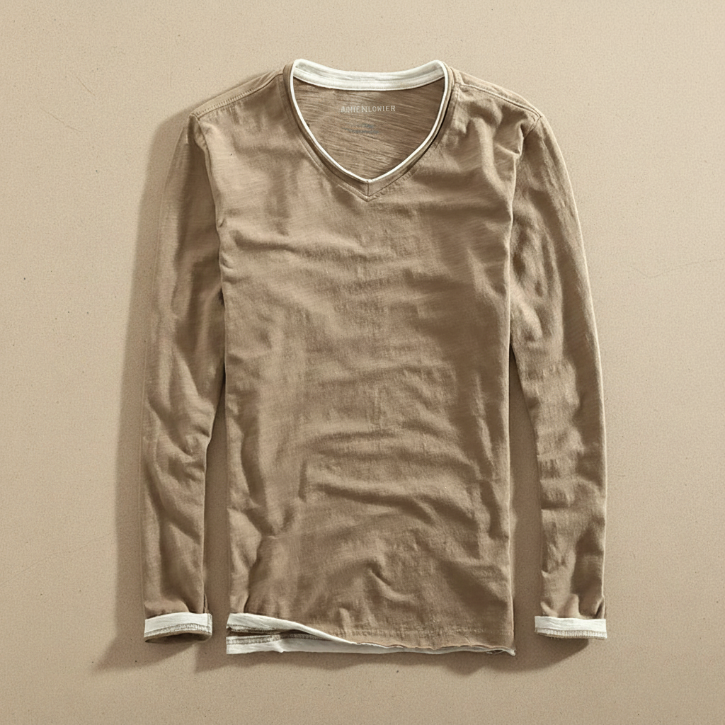 Enzo Cotton Long Sleeve Shirt