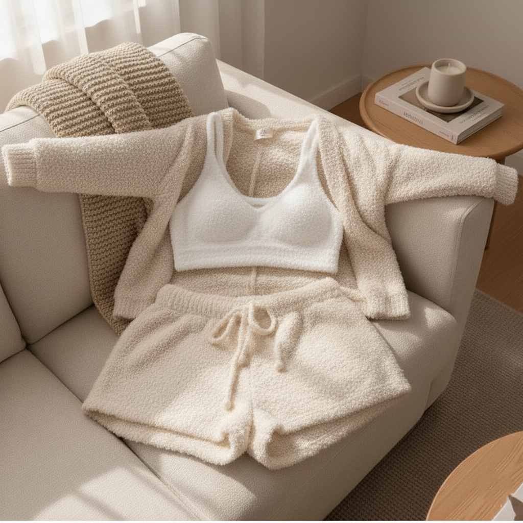 Amara Fluffy Lounge Set