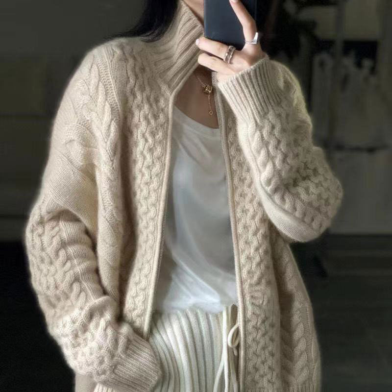 Navaro Cashmere Zip Jacket