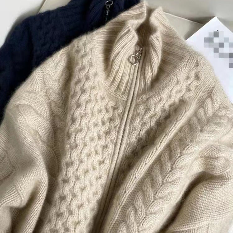 Navaro Cashmere Zip Jacket