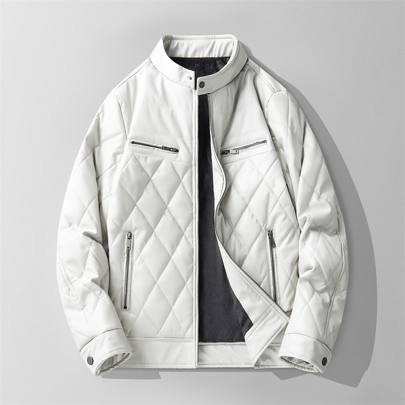 Hudson Quilted Leather Jacket