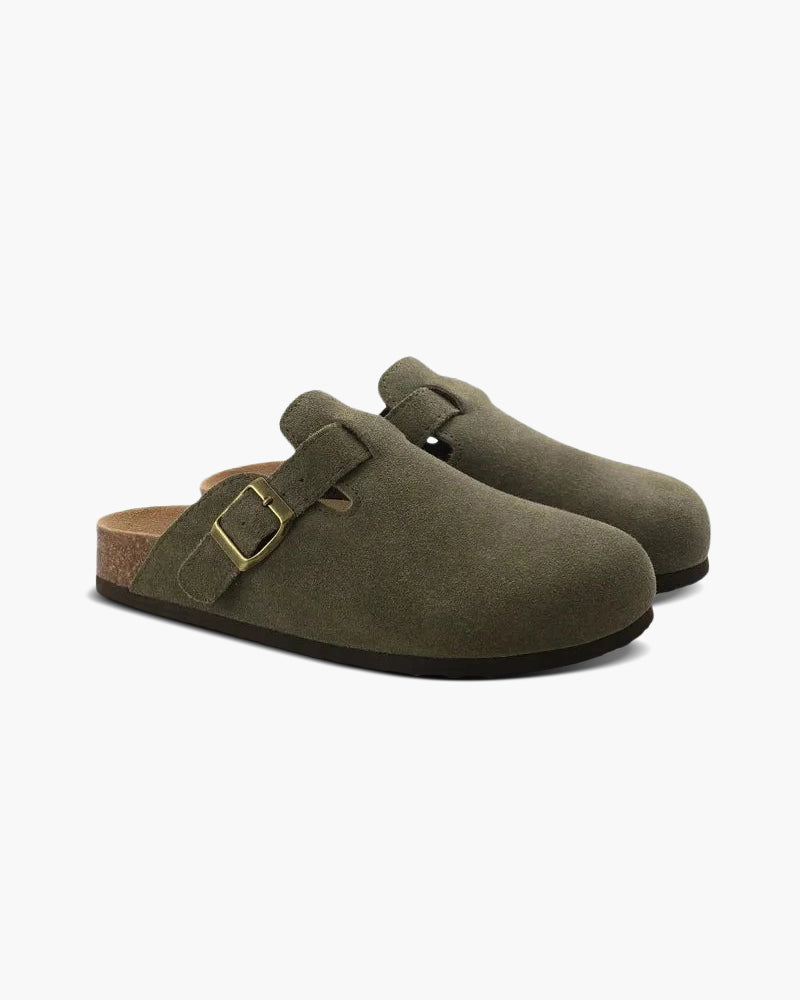 Rennford Suede Clogs