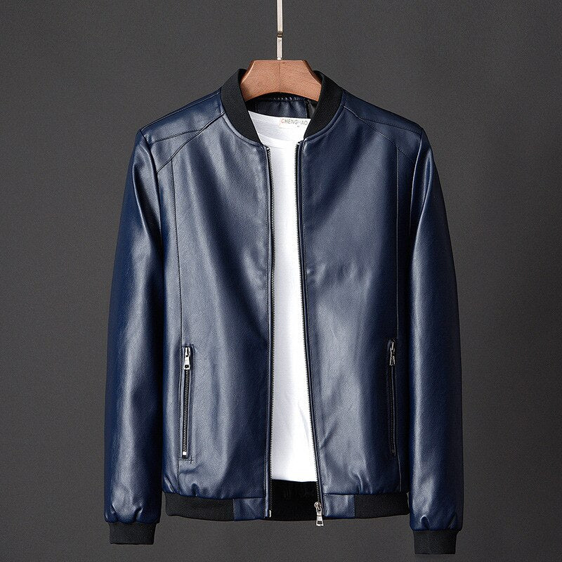 HighwayKing Leather Motorcycle Jacket
