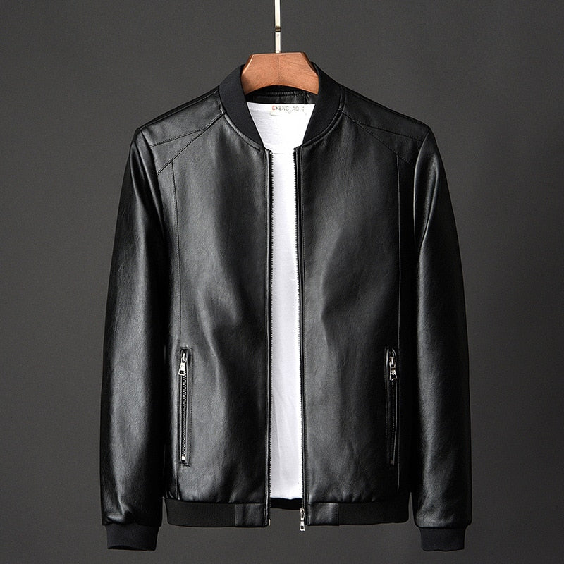 HighwayKing Leather Motorcycle Jacket
