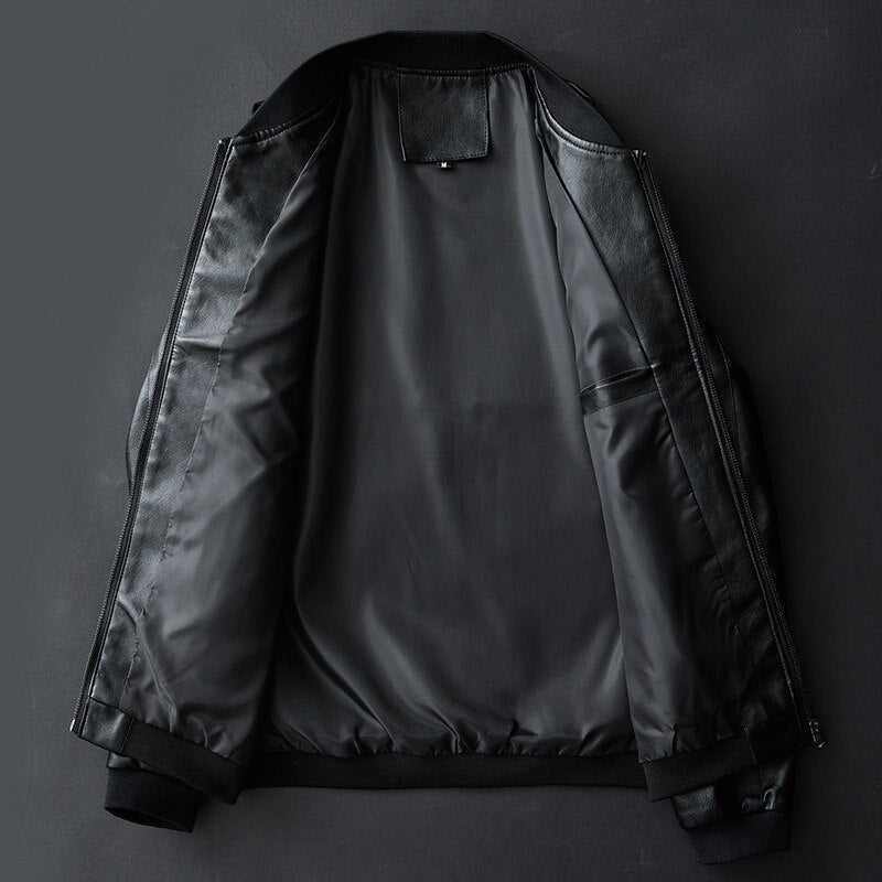 HighwayKing Leather Motorcycle Jacket
