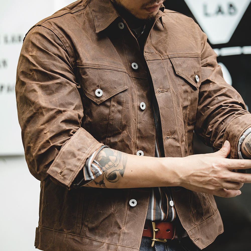Ravello Waxed Canvas Cruiser Jacket