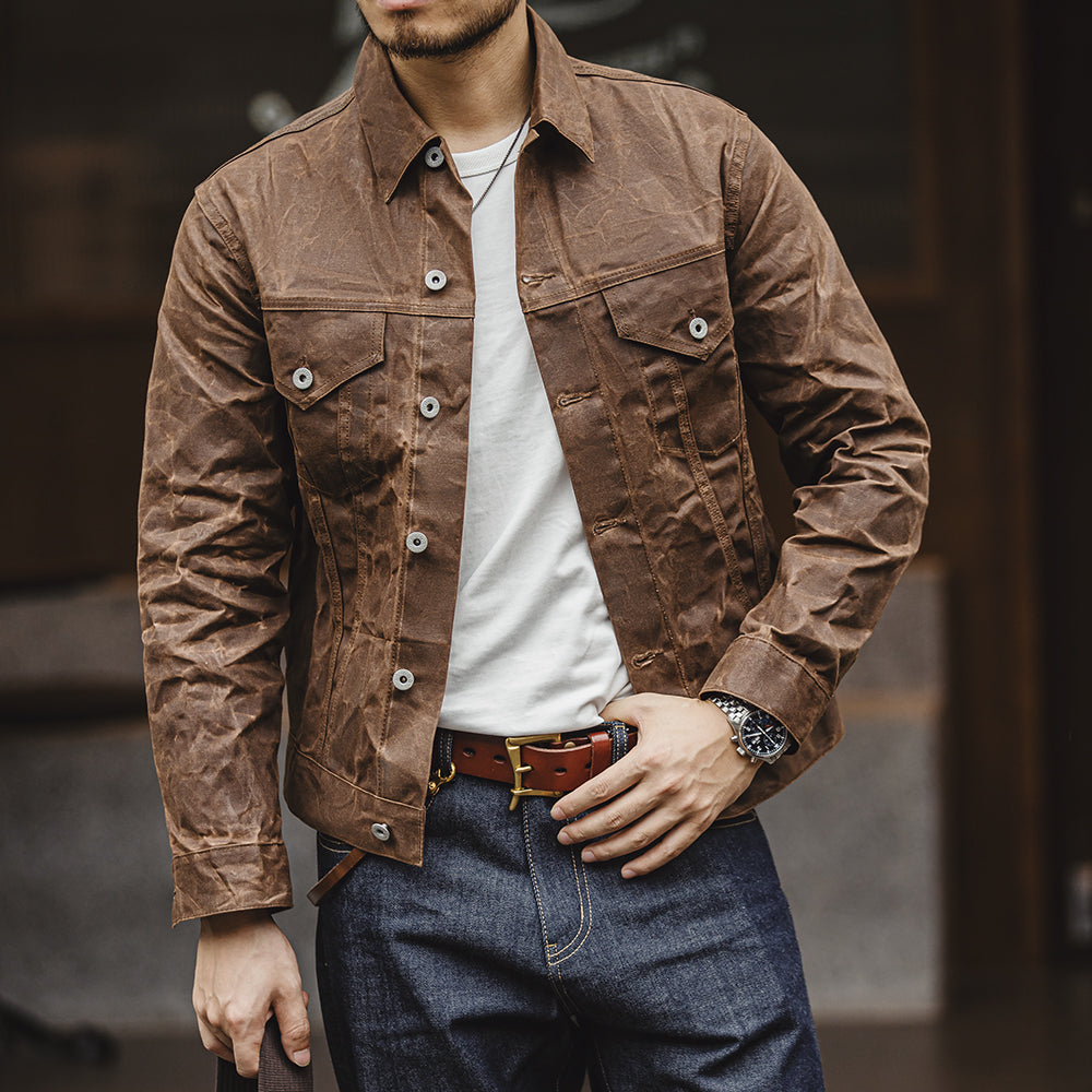 Ravello Waxed Canvas Cruiser Jacket