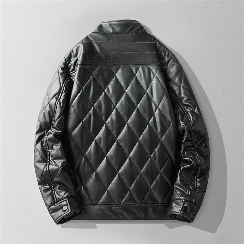 Hudson Quilted Leather Jacket