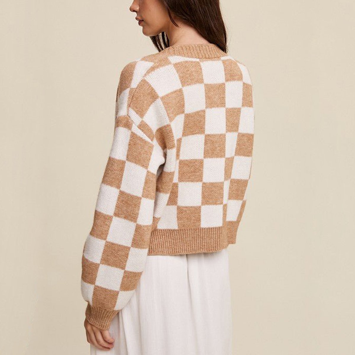 Roux Pattern Knit Cardigan