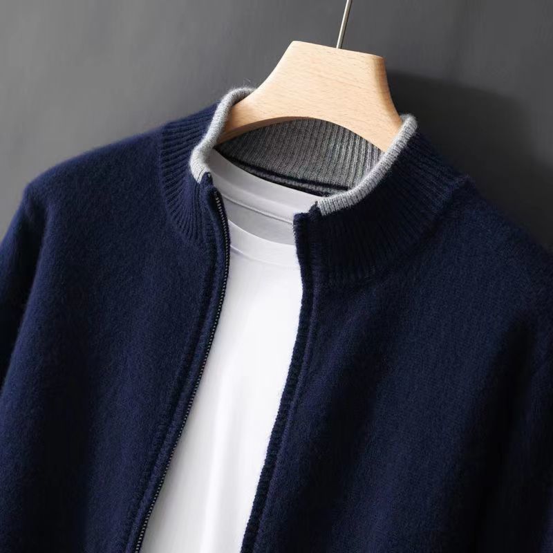 Harrington Cashmere Zip Jacket