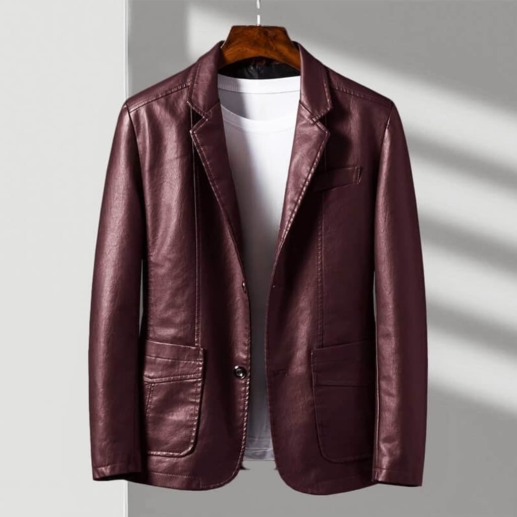 Varenna Leather Blazer