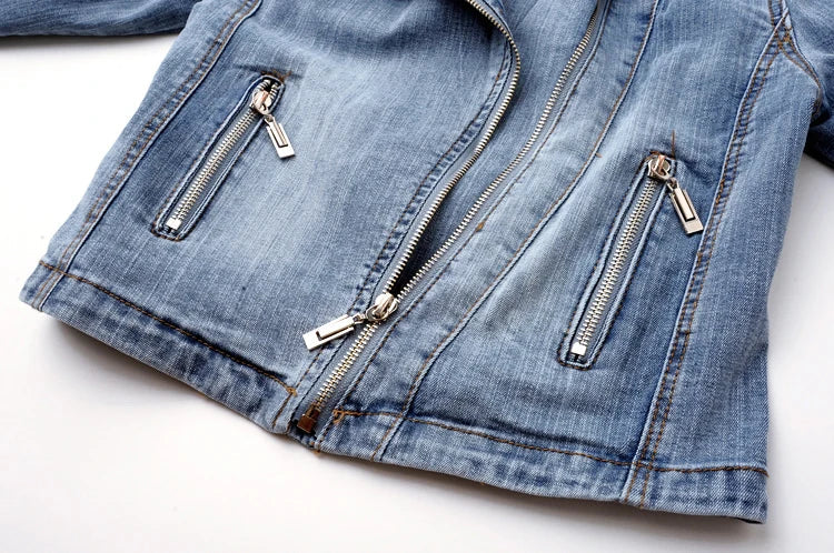 Arla Zip Denim Jacket