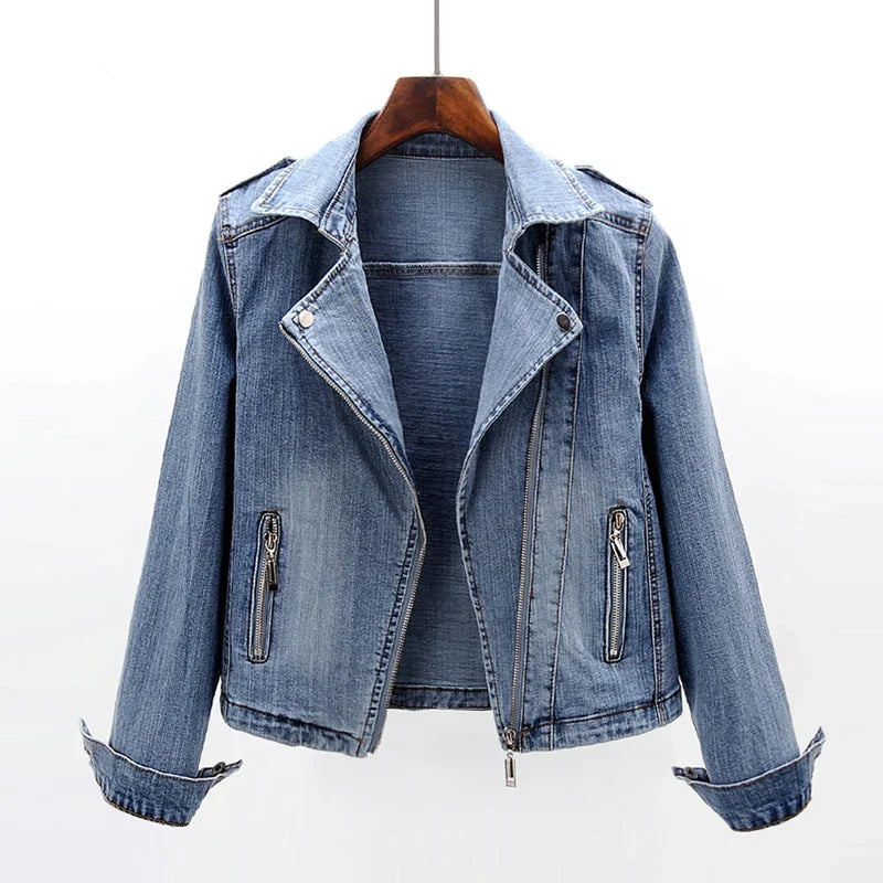 Arla Zip Denim Jacket