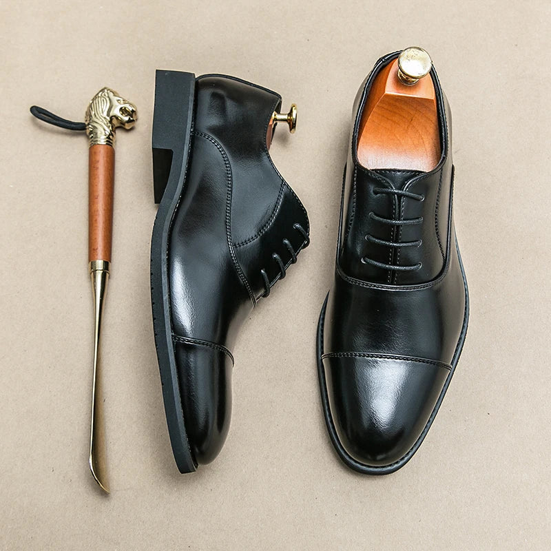 Leather Oxford Dress Shoes