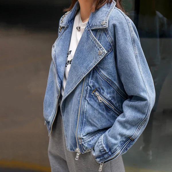 Denim Moto Jacket