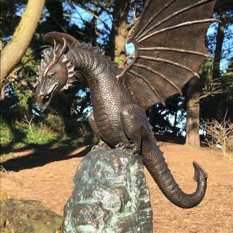 Ember Dragon Water Fountain