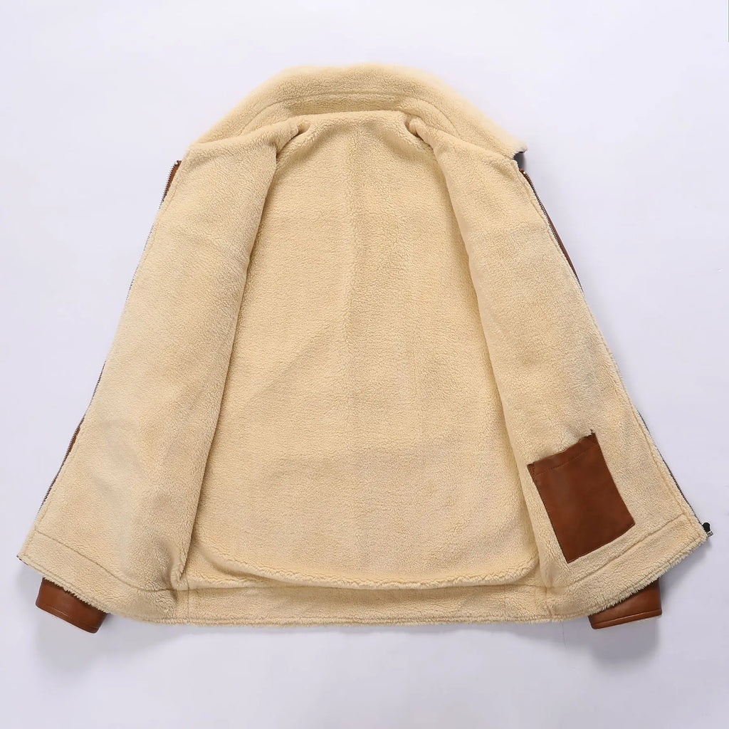 Cannes Leather Biker Jacket