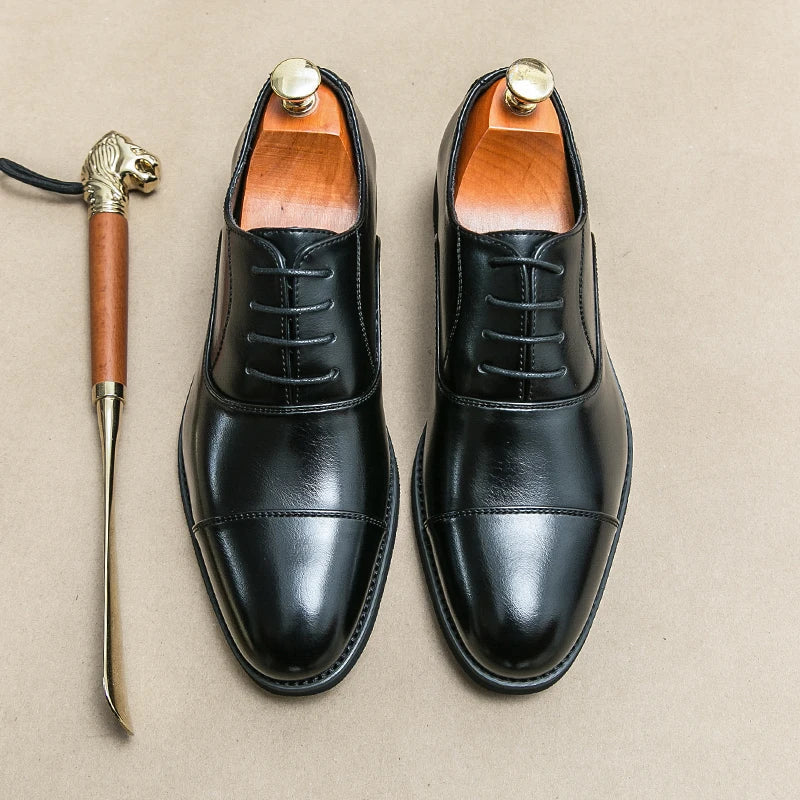 Leather Oxford Dress Shoes