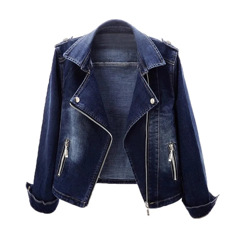 Arla Zip Denim Jacket