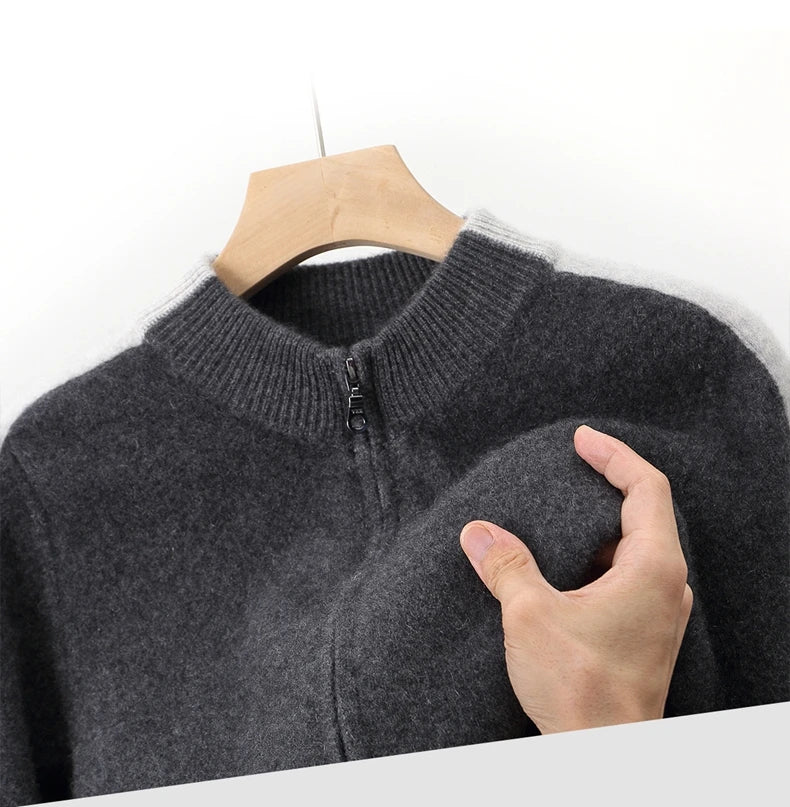 Calden Cashmere Zip Up