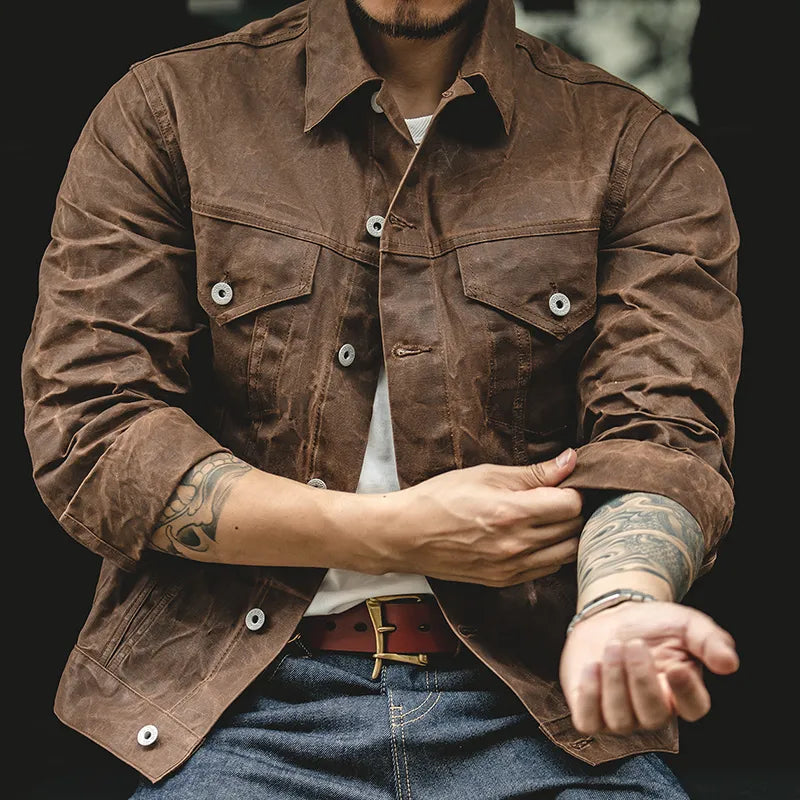 Ravello Waxed Canvas Cruiser Jacket