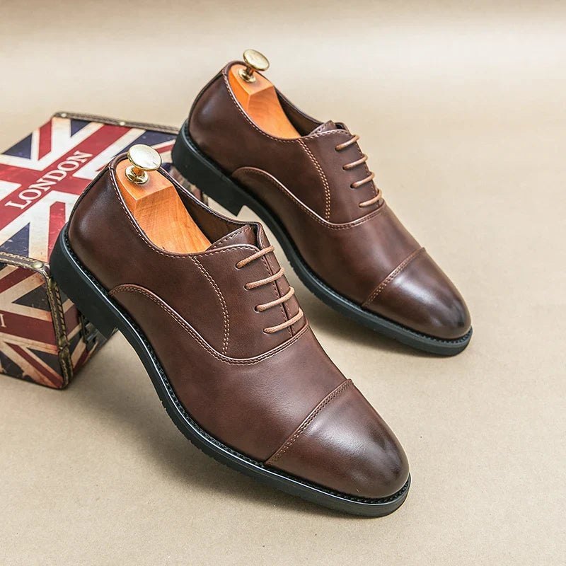 Leather Oxford Dress Shoes