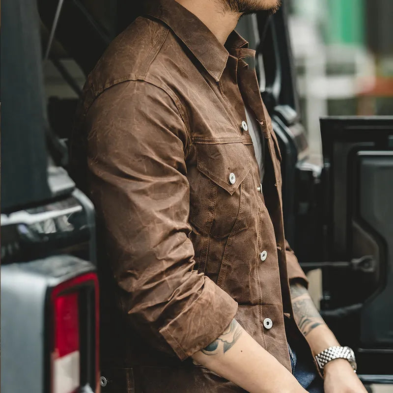 Ravello Waxed Canvas Cruiser Jacket