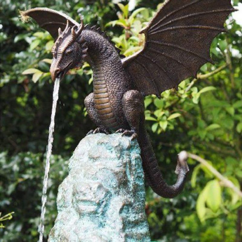 Ember Dragon Water Fountain
