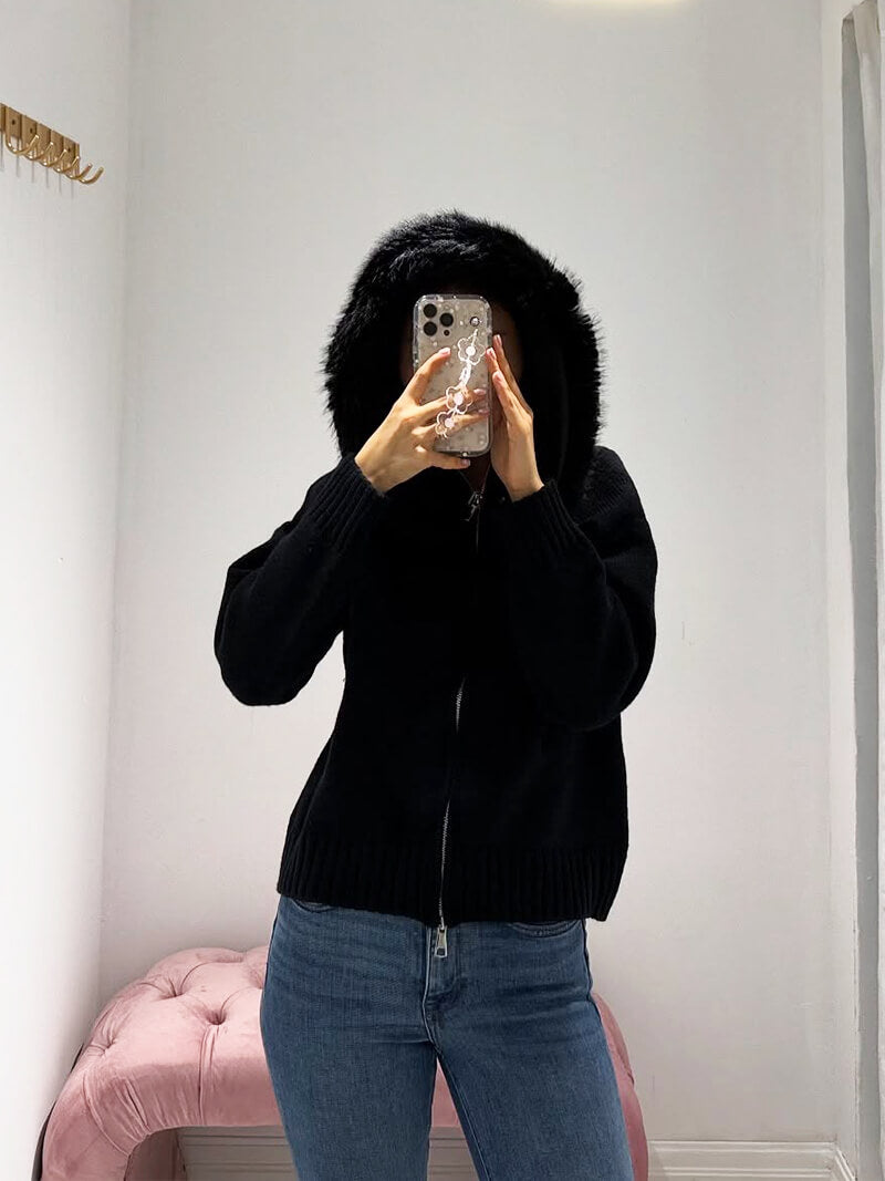 Aurelia Faux Fur Hooded Jacket