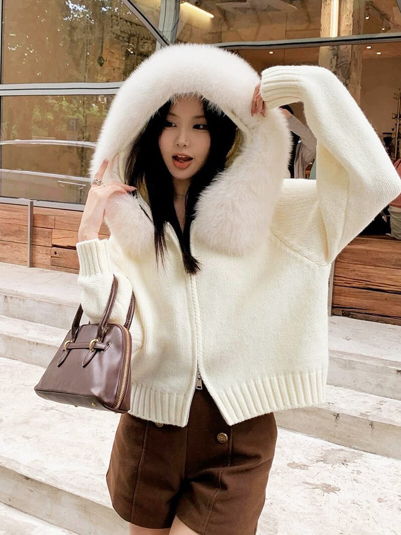 Aurelia Faux Fur Hooded Jacket