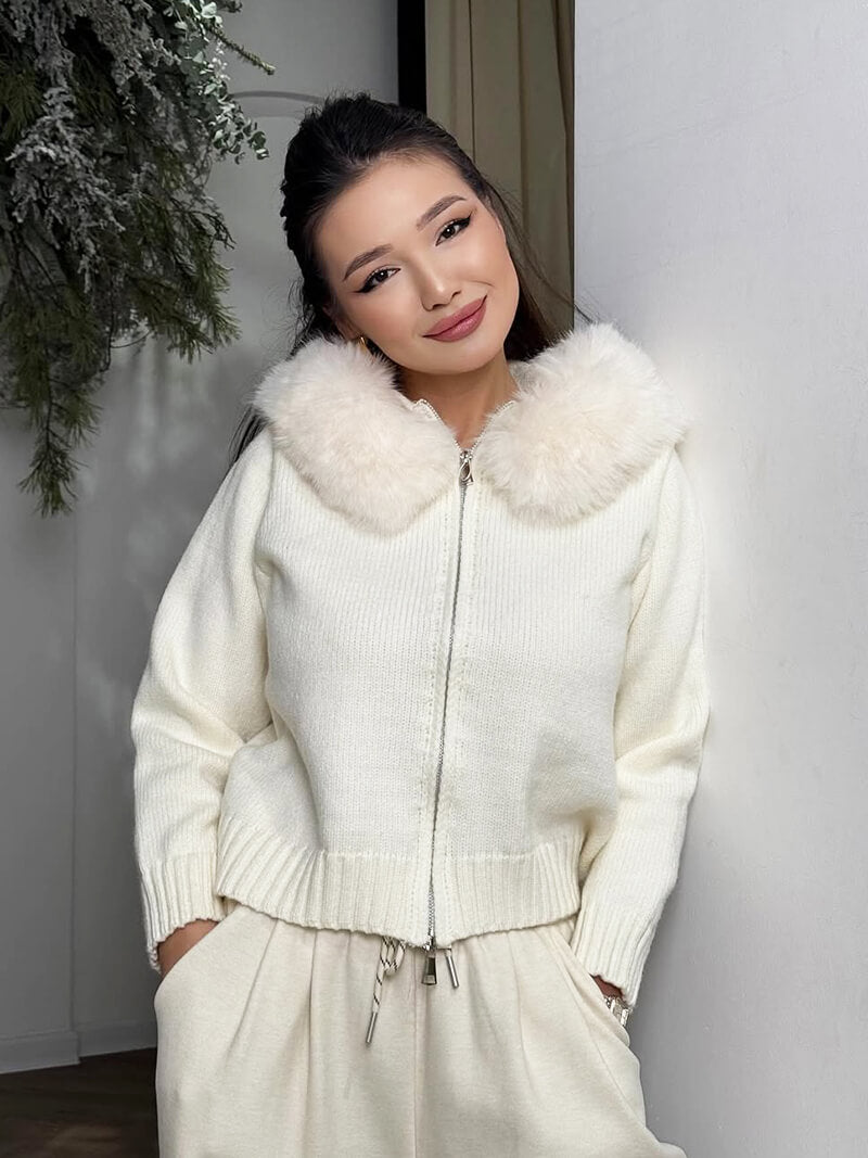 Aurelia Faux Fur Hooded Jacket
