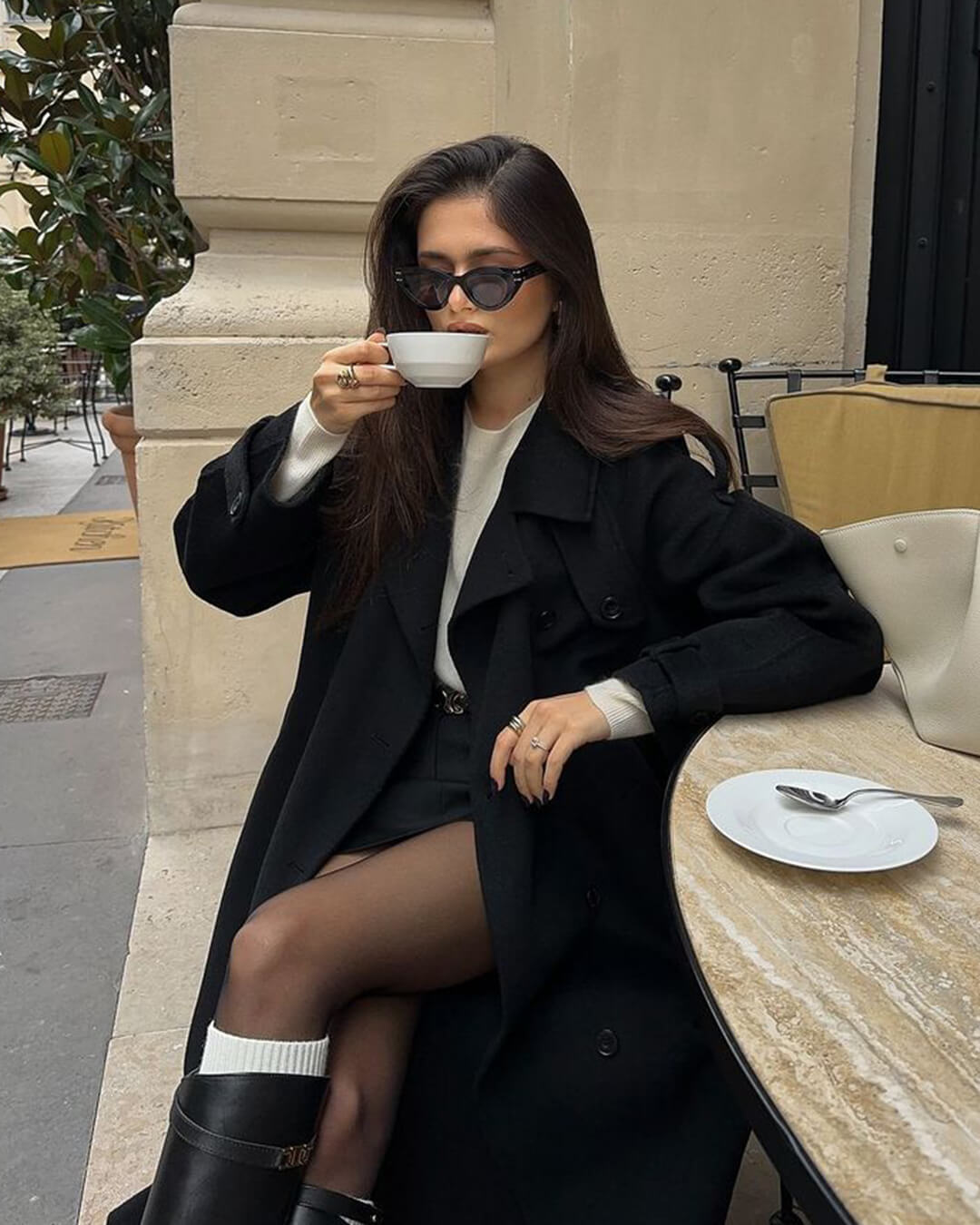 Maren Wool Belted Coat