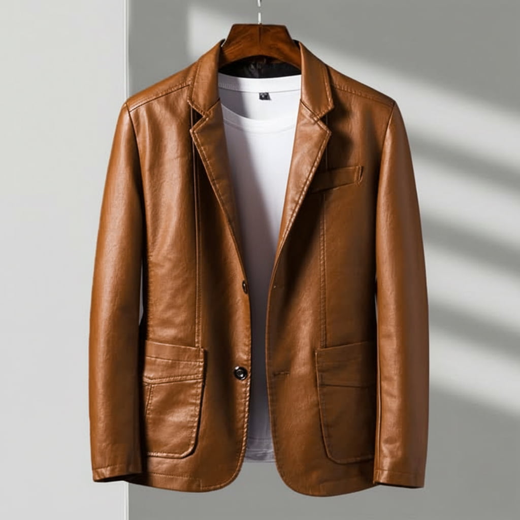 Varenna Leather Blazer