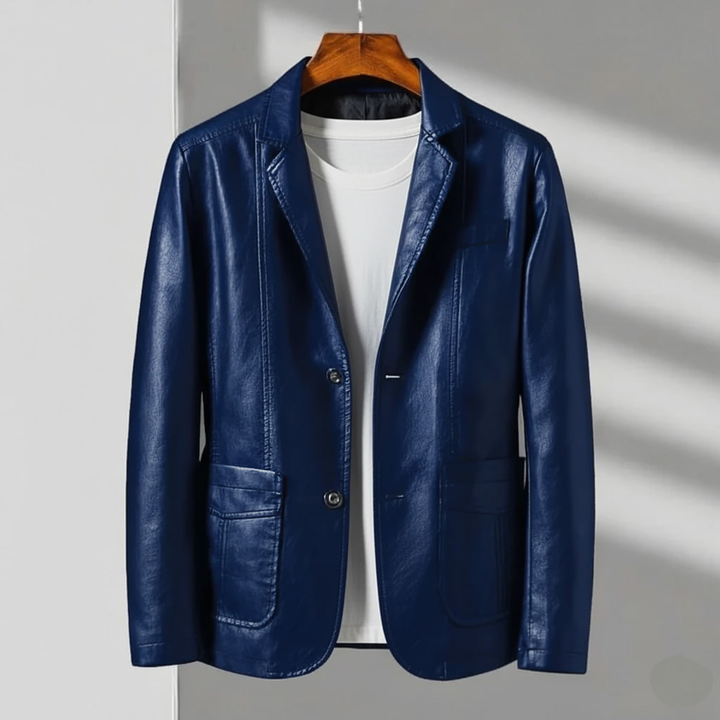 Varenna Leather Blazer