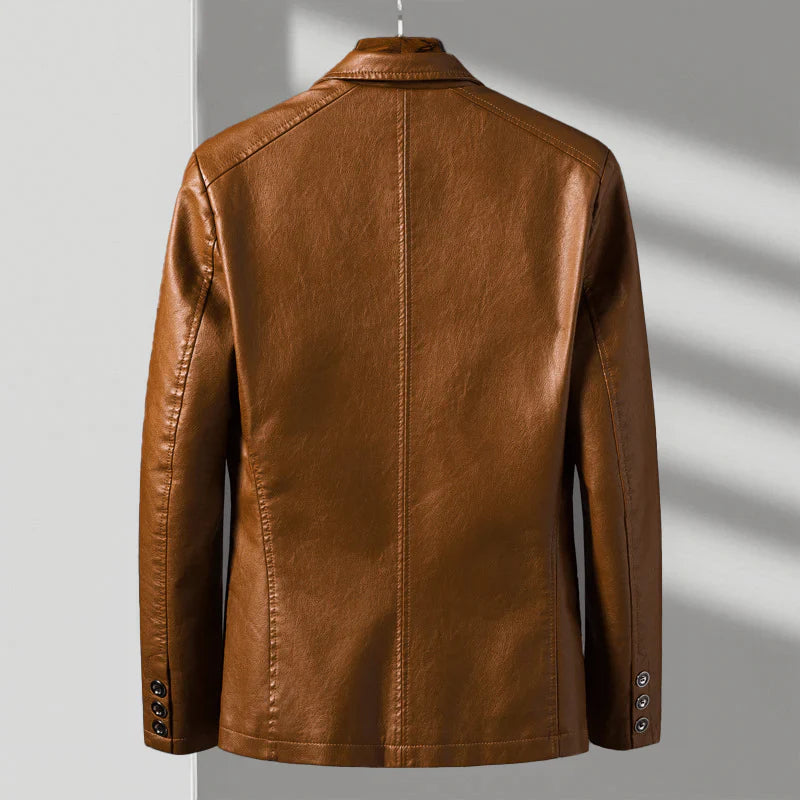 Varenna Leather Blazer