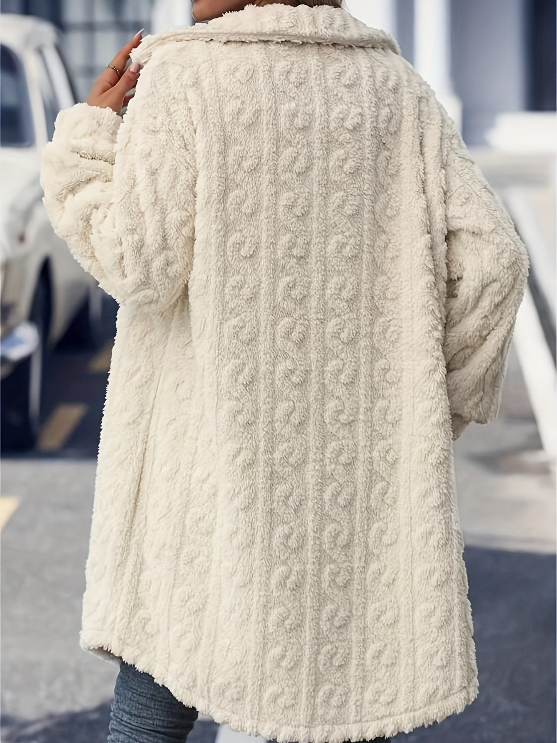 Monaco Longline Fuzzy Coat