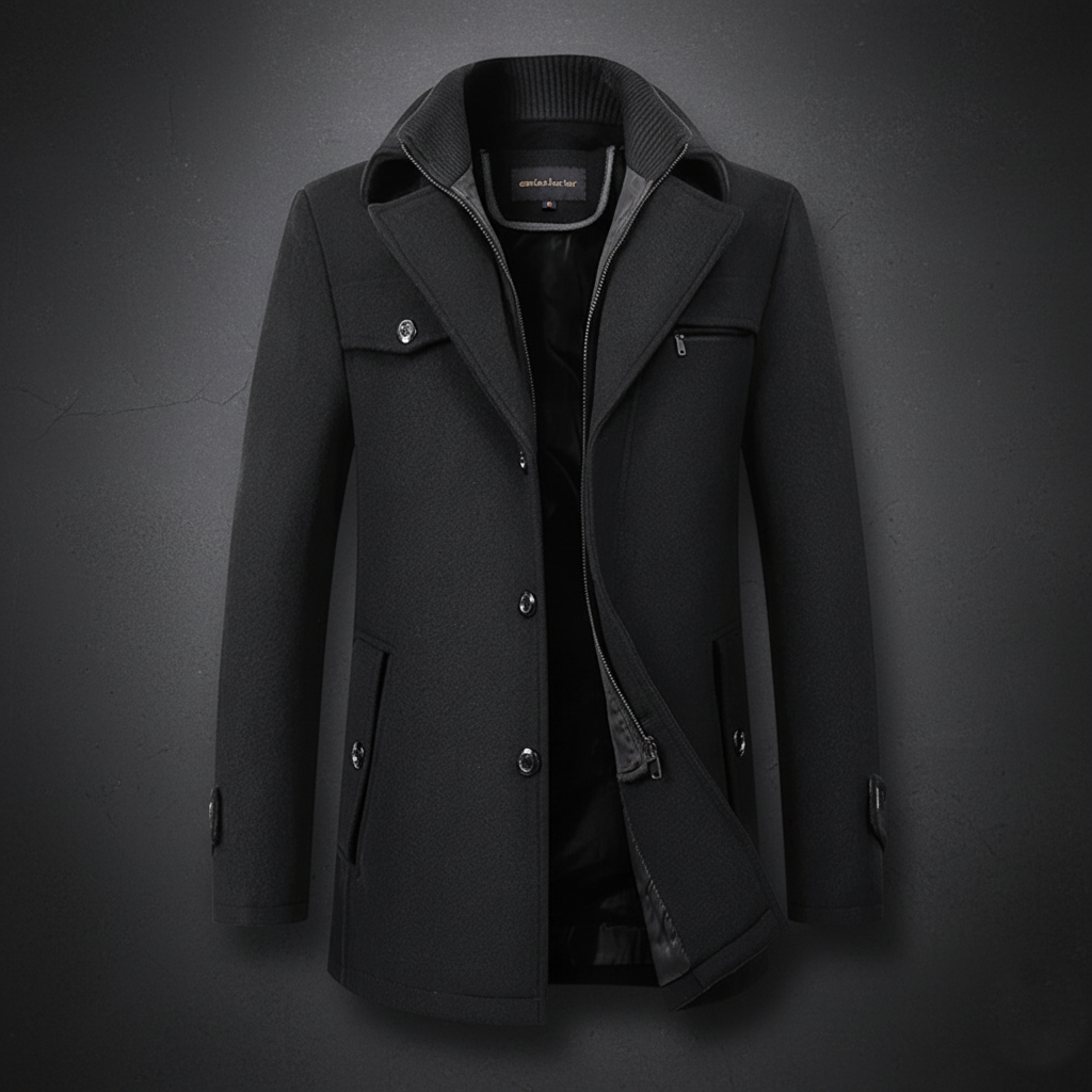Langford Wool Blend Overcoat