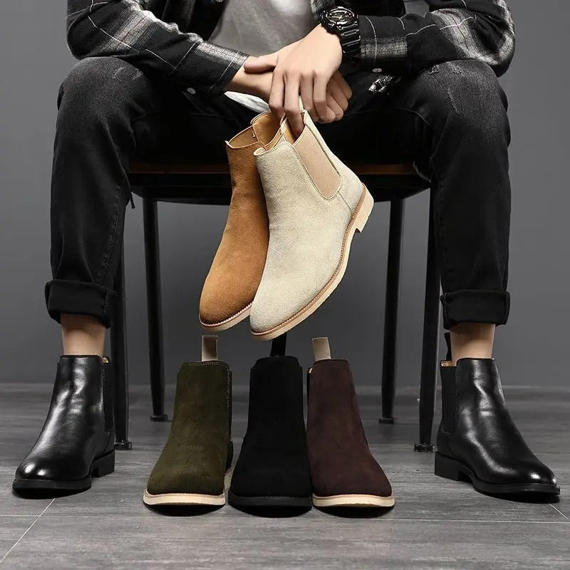 Monts Suede Chelsea Boots