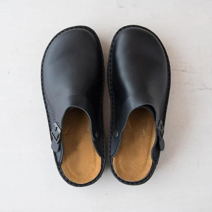 Evans Leather Slippers