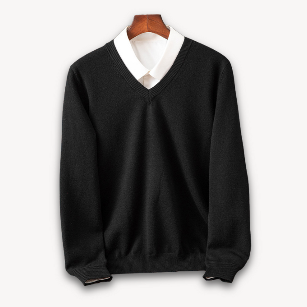 Men’s Valerio Cashmere V-Neck Sweater